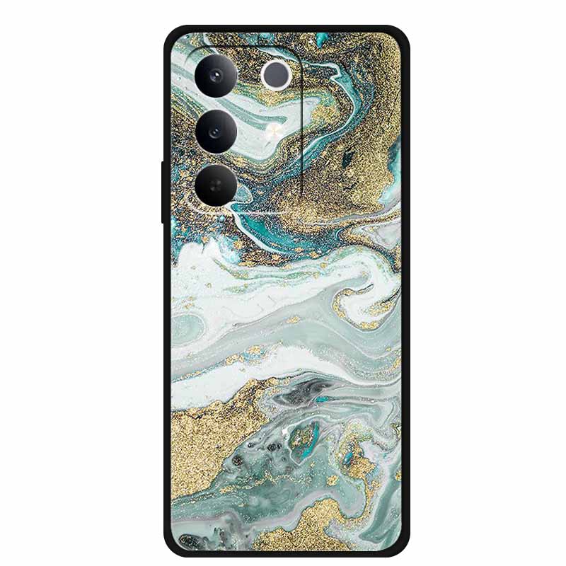 Case For Realme 15x 5G Global Version Marble Capa Soft Silicone Back Cover For Realme 15 X Cases Mica Painted TPU Phone Bumper