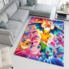 Cute Pikachu Friends Anime Carpet Printing Doormat Fashion Doormat Dormitory Decoration