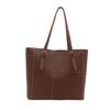 Chic Pu Leather Tote Bag Fashionable Casual Shoulder Handbag For Daily Use