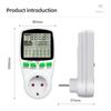 AC220V Digital Power Meter Electricity Wattmeter Kwh Energy Meter Socket Voltage Current Test EU US UK FR Plug Power Analyzer