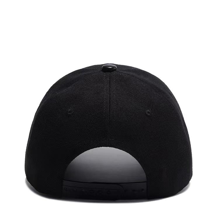 PU Leather Embroidery Baseball Cap Ear of Wheat Head Sport Hat Hip Hop Street Caps Men Fashion Black Snapback Hats Gorras