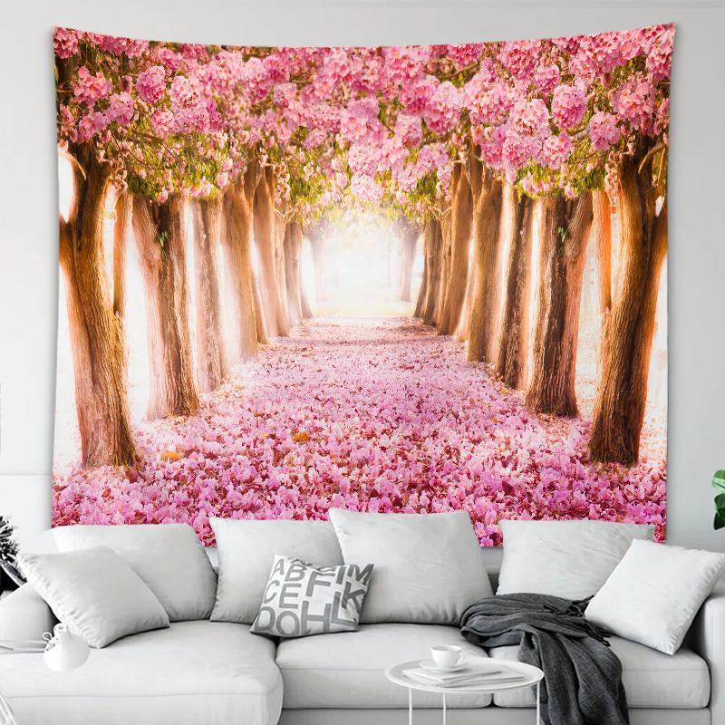 Украшение дома гобелен красивая серия вишни с принтом гобелен праздничные украшения 230x180 см
