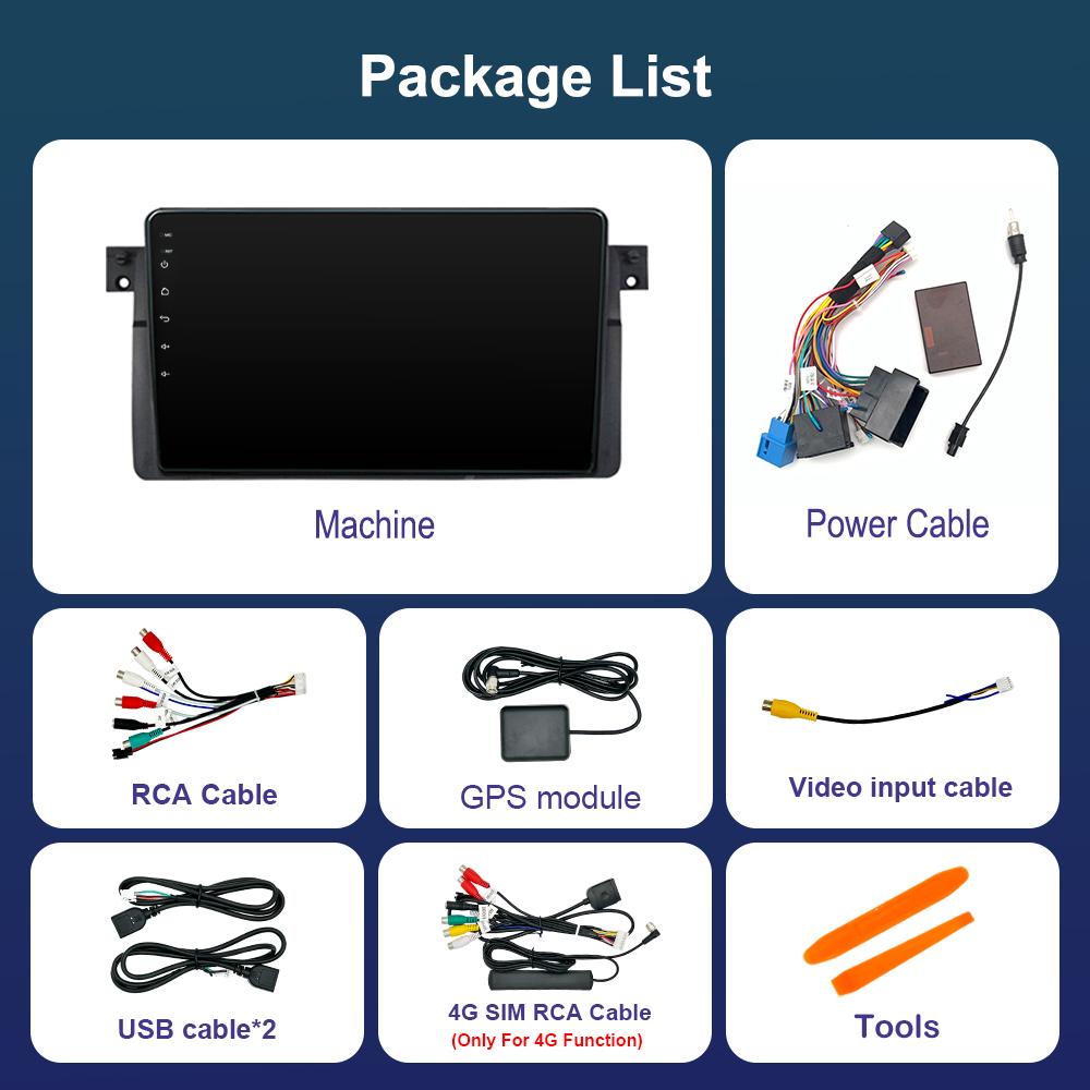 Android Car Radio Multimedia Video Player для BMW E46 M3 318/320/325/330/335 Bluetooth GPS навигация WiFi HD сенсорный экран