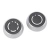 2Pcs Volume Control Knob Left and Right Rotation Button Rotatable Adjust Knob for Panamera Cayenne 911