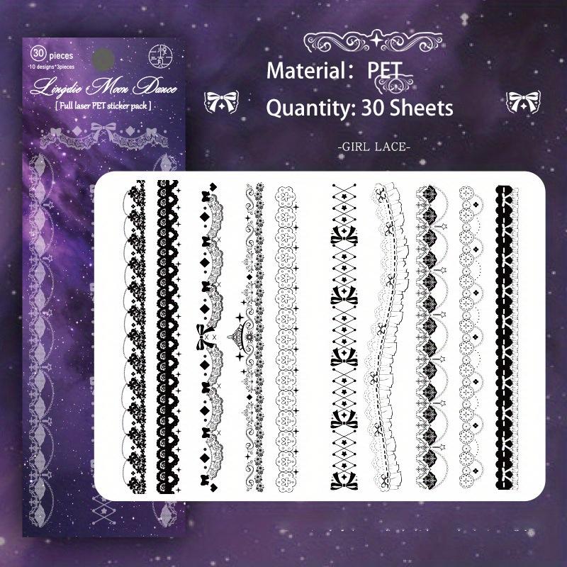 30 листов Фантазия ночи наклейки для домашних животных для скрапбукинга DIY декоративный материал коллаж журналов