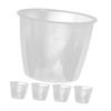 MUSISALY 5-Piece Clear Plastic Rice Measuring Cup for Rice Cookers, Perfect for Measuring Pre-Washed Rice and Flour, a Convenient Kitchen Tool for Enh