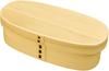 Yamako Shiramatsu Wappa Bento Box Slim 803989 Natural 18 X 8 X H6cm Approx.
