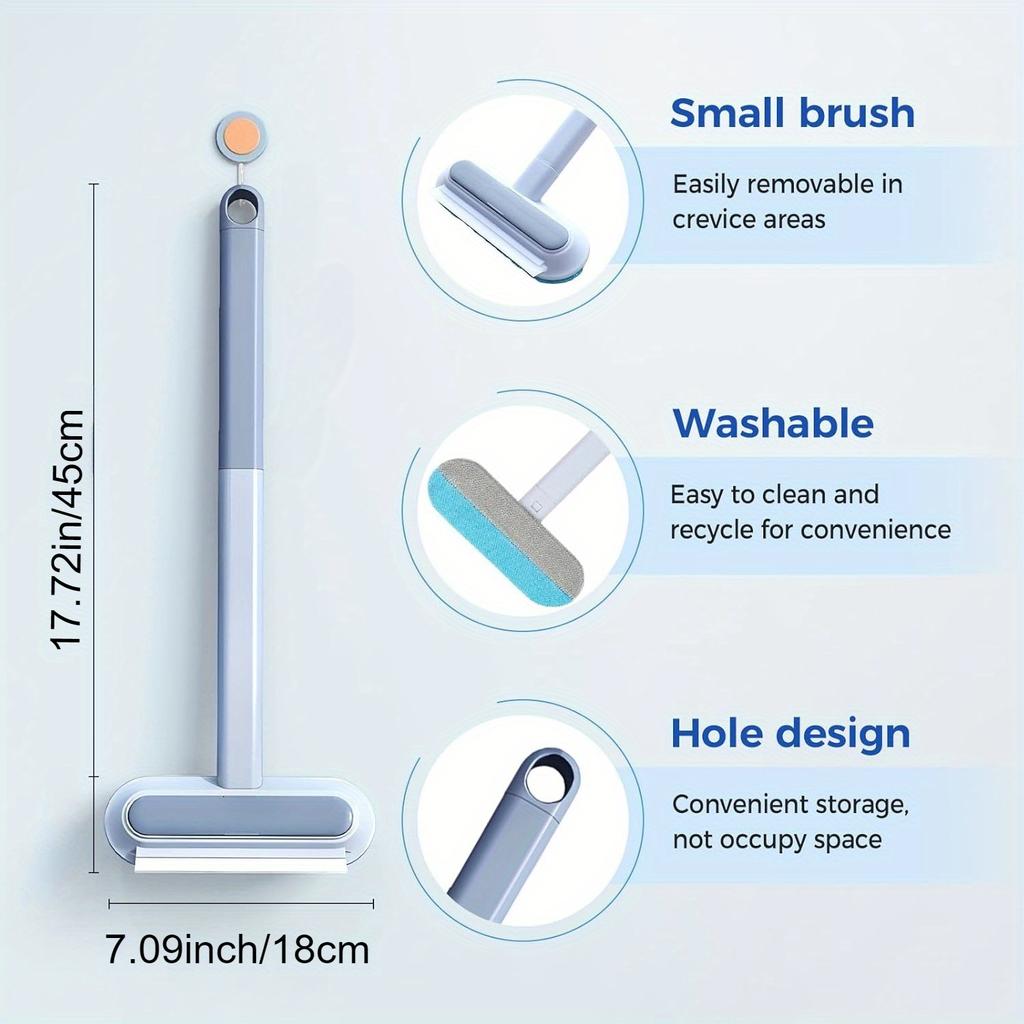 Инструмент для удаления шерсти домашних животных 4 в 1 для дивана, ковра, многофункциональная двусторонняя щетка для удаления шерсти собак, кошек, многоразовая чистящая щетка для окна