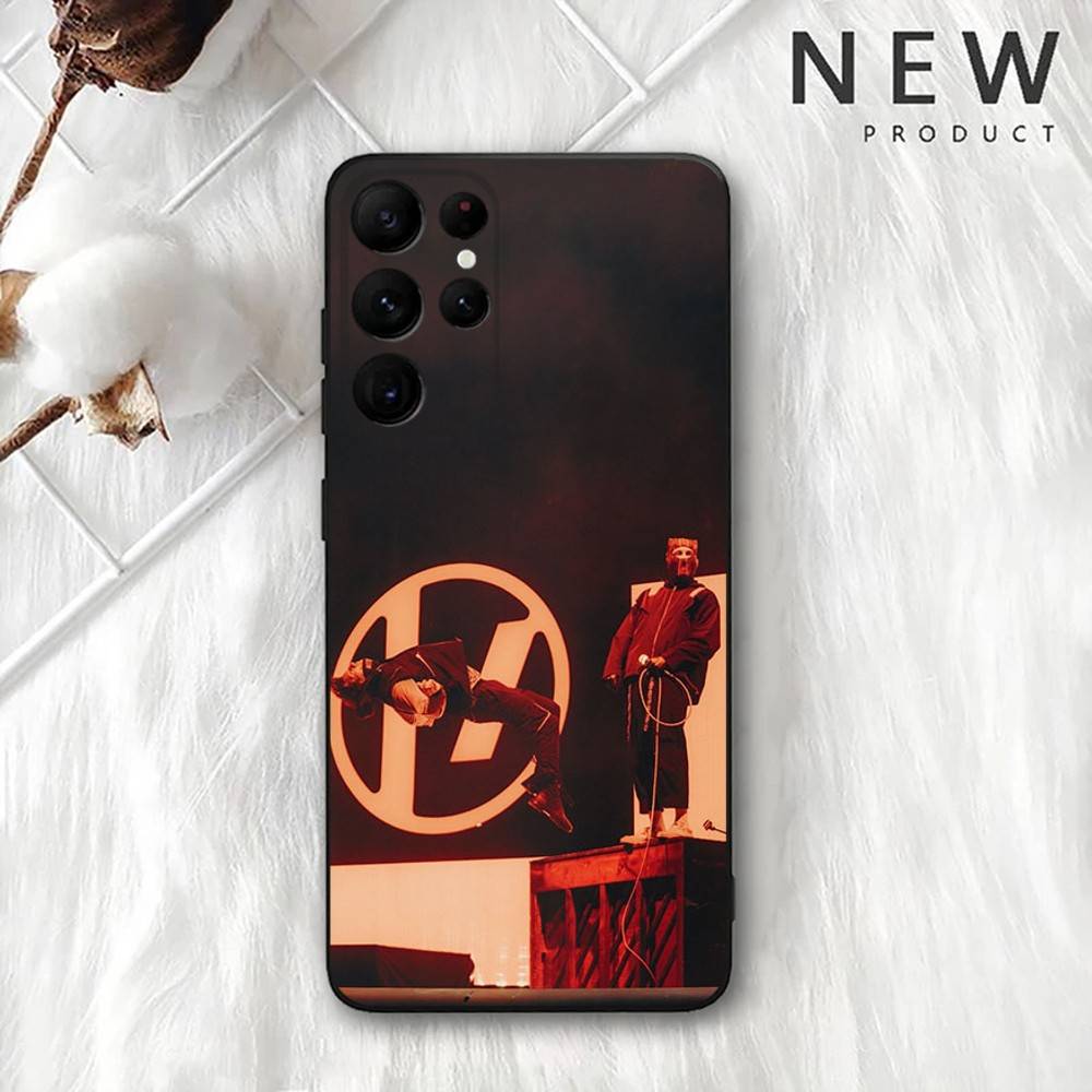 Чехол для телефона Twenty One Pilots Для Samsung S 25,24,23,22,30,21,10,9,Ultra,Plus,Lite,FE,4,5G Черный Мягкий чехол