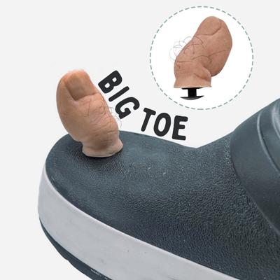 Подвески для обуви Croc Clogs Аксессуар Реалистичные пляжные тапочки в форме большого пальца ноги Украшения для обуви Булавки для обуви Пряжка для обуви DIY Функциональные грязеотталкивающие Сохраняют ноги сухими