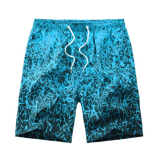 Мужские плавки, свободные красочные быстросохнущие повседневные мужские купальники для плавания