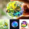 Clear Mandala Suncatcher Round Crystal Prisms Mandala Crystal Pendant  Wedding Decorations