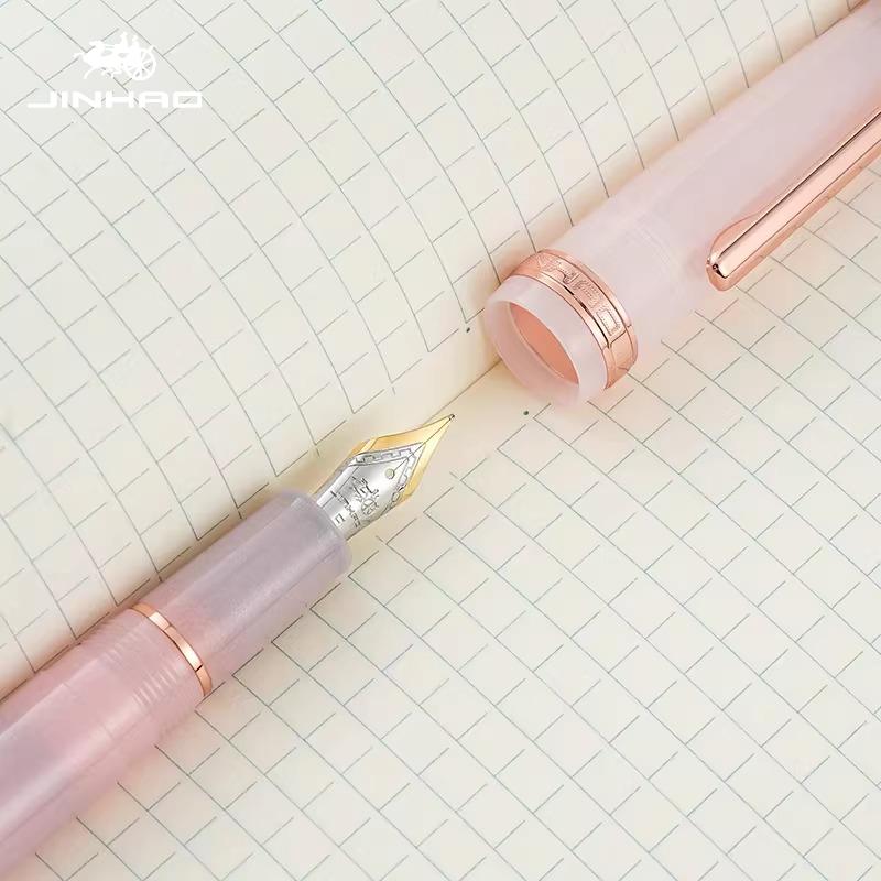 2026 Ограниченные цвета JINHAO 82 Перьевая ручка Клип цвета розового золота EF/F/M Макаронный цвет Перо для каллиграфии Канцелярские товары Школьные Офисные принадлежности
