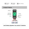 ANGUI KBX102S PNE PLC12V 24V Выравниватель аккумуляторов Монитор аккумуляторов Активный балансир Дисплей напряжения Свинцово-кислотные Li-ion Подключение последовательно