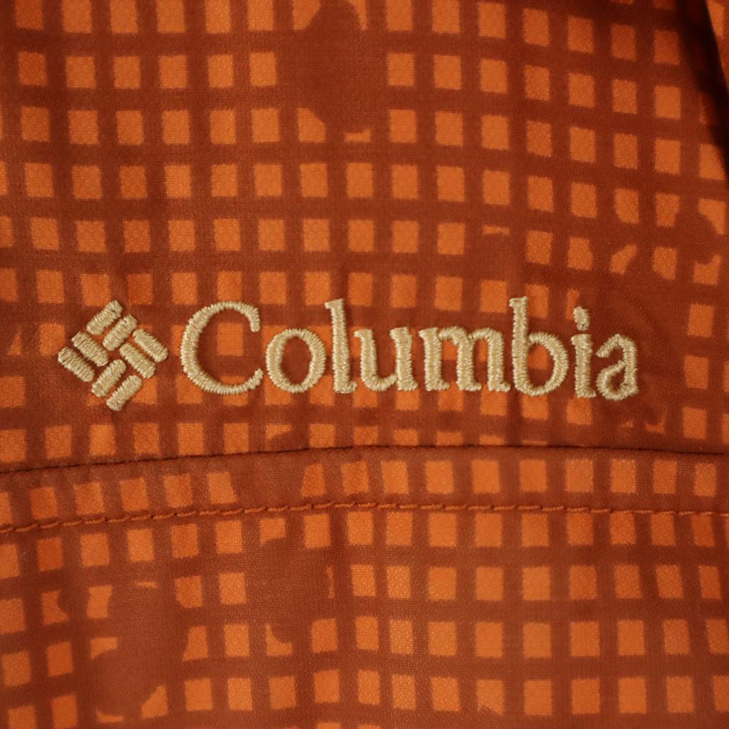 Columbia Куртка в клетку Banego Creek S Оранжевая Для улицы Мужская Б/У