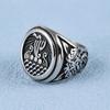 New S925 Silver Ring, Viking Series Nautical Seal Style, Viking Totem, Ring Fashion Accessories
