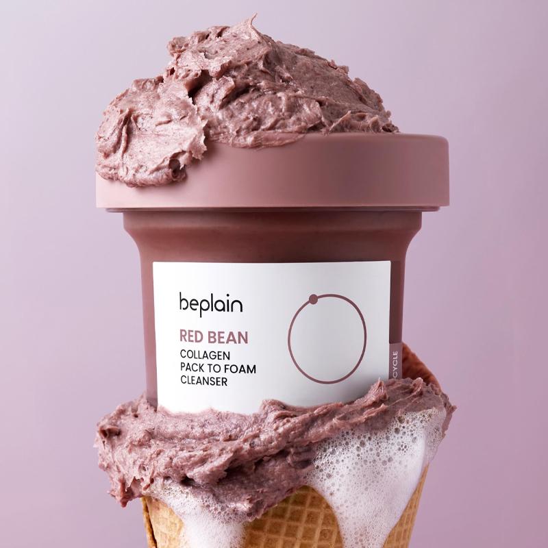 BEPLAIN Red Bean Collagen Pack To Foam Cleanser 100ml
