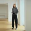 ELLE Модный короткий вязаный кардиган для женщин, подходящий для поездок на работу. Топы. Средне-серый. L7WMK003