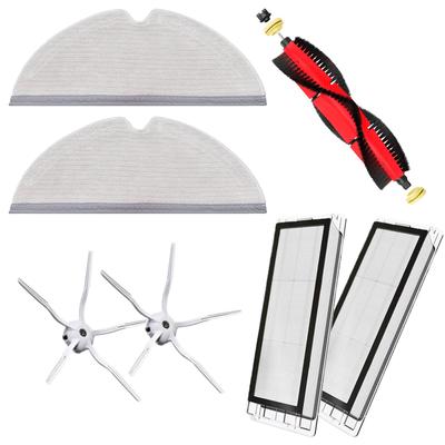 Roborock Roborock S6 MaxV S6 S6 Pure S5 Max E5 E4 Совместимые расходные материалы Набор совместимых аксессуаров Салфетка для швабры Основная щетка Воздушный фильтр Боковая щетка / / / /