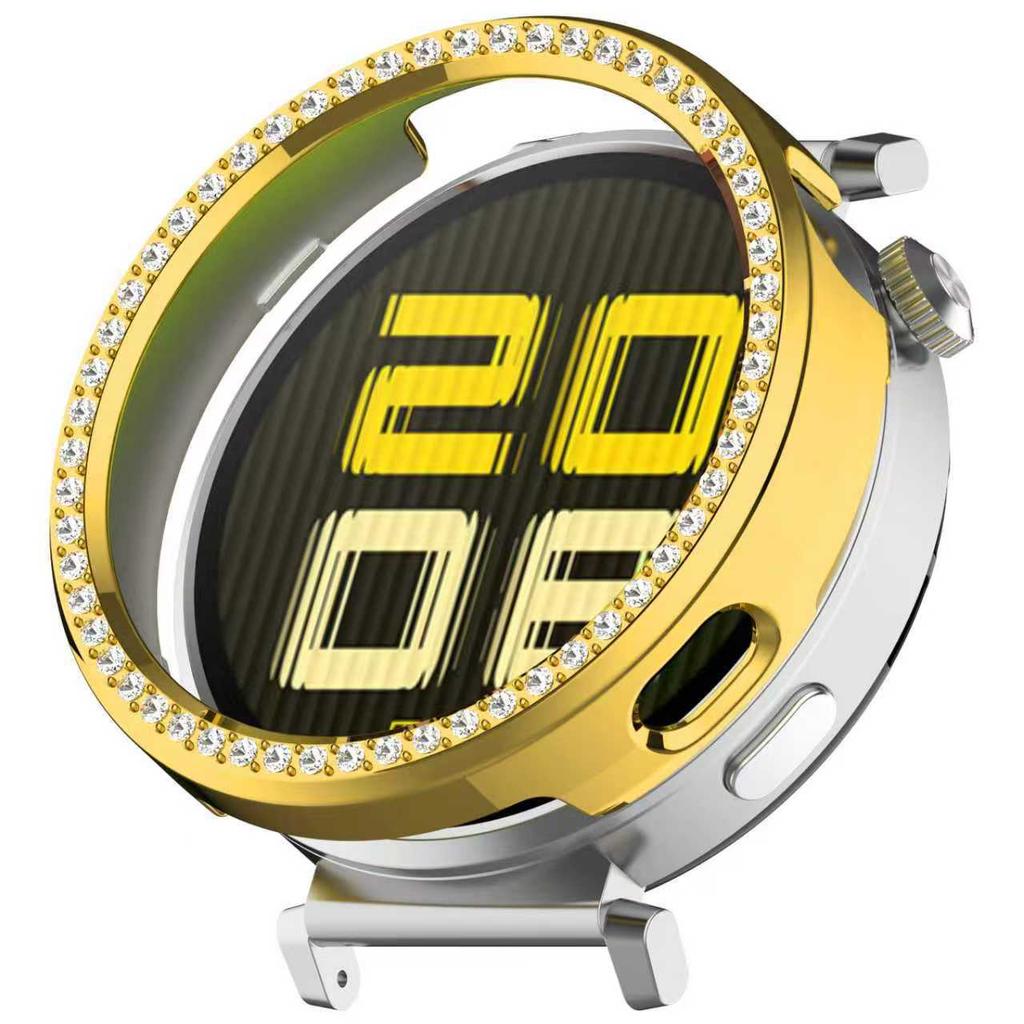 PC Hollow Case Frame for Huawei Watch GT6 41mm  Diamond Crystal Bumper Protector for GT5 41mm Shell Accessorie