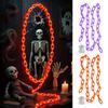 Battery Operated Plastic Chain String Lights LED Halloween Prop Chain Lights for Halloween Party Cosplay Accessories
