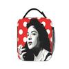 Сумка-ланчбокс Lola Flores для взрослых Дизайнерский ланч-бокс Забавная сумка-холодильник для пикника Портативная на молнии Оксфордская термосумка для ланча