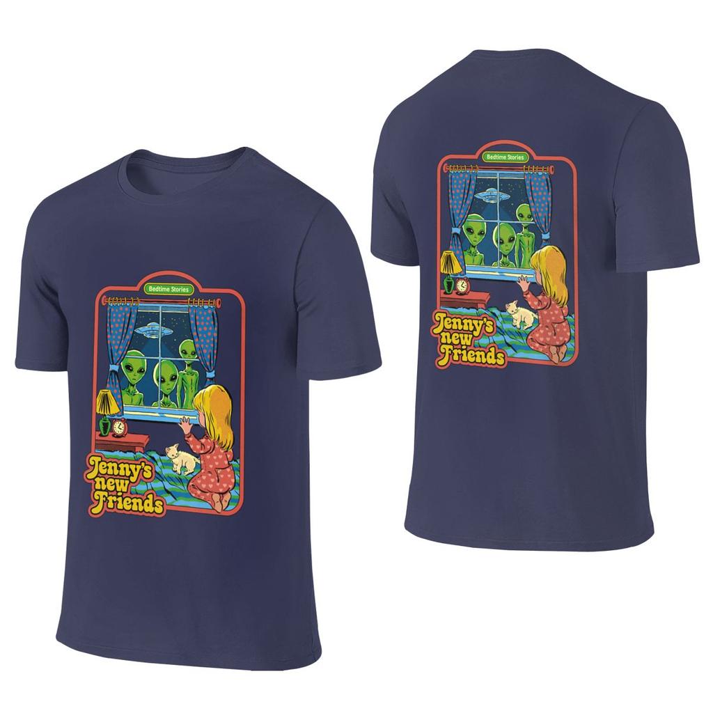 Jenny S New Friends Not Easy To Deform Reversible Tshirt Simple Casual Sweatabsorbing And Quickdrying Cotton Tee