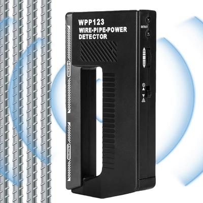 WPP123 Металлоискатель Черный Детектор стен Нескользящая рукоятка Металлический сканер безопасности Детектор металла в стене