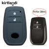 Пульт-брелок с 2/3/4/5 кнопками для Toyota Camry Land Cruiser Prado 150 Mark X Venza Fortuner Rav4 Highlander Yaris Auris Чехол для ключа