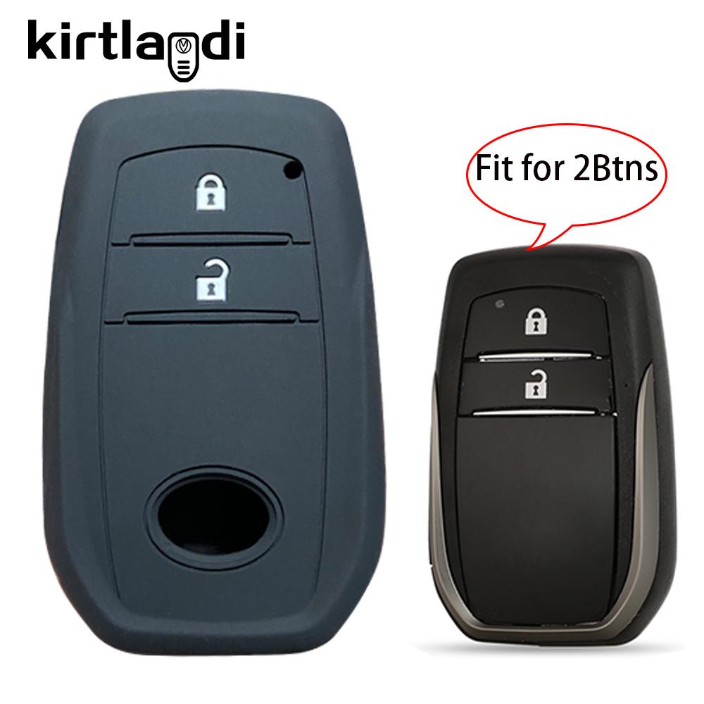 Пульт-брелок с 2/3/4/5 кнопками для Toyota Camry Land Cruiser Prado 150 Mark X Venza Fortuner Rav4 Highlander Yaris Auris Чехол для ключа