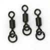 50 шт. высокопрочный рыболовный соединитель черный вращающийся вертлюжок рыболовные снасти аксессуары