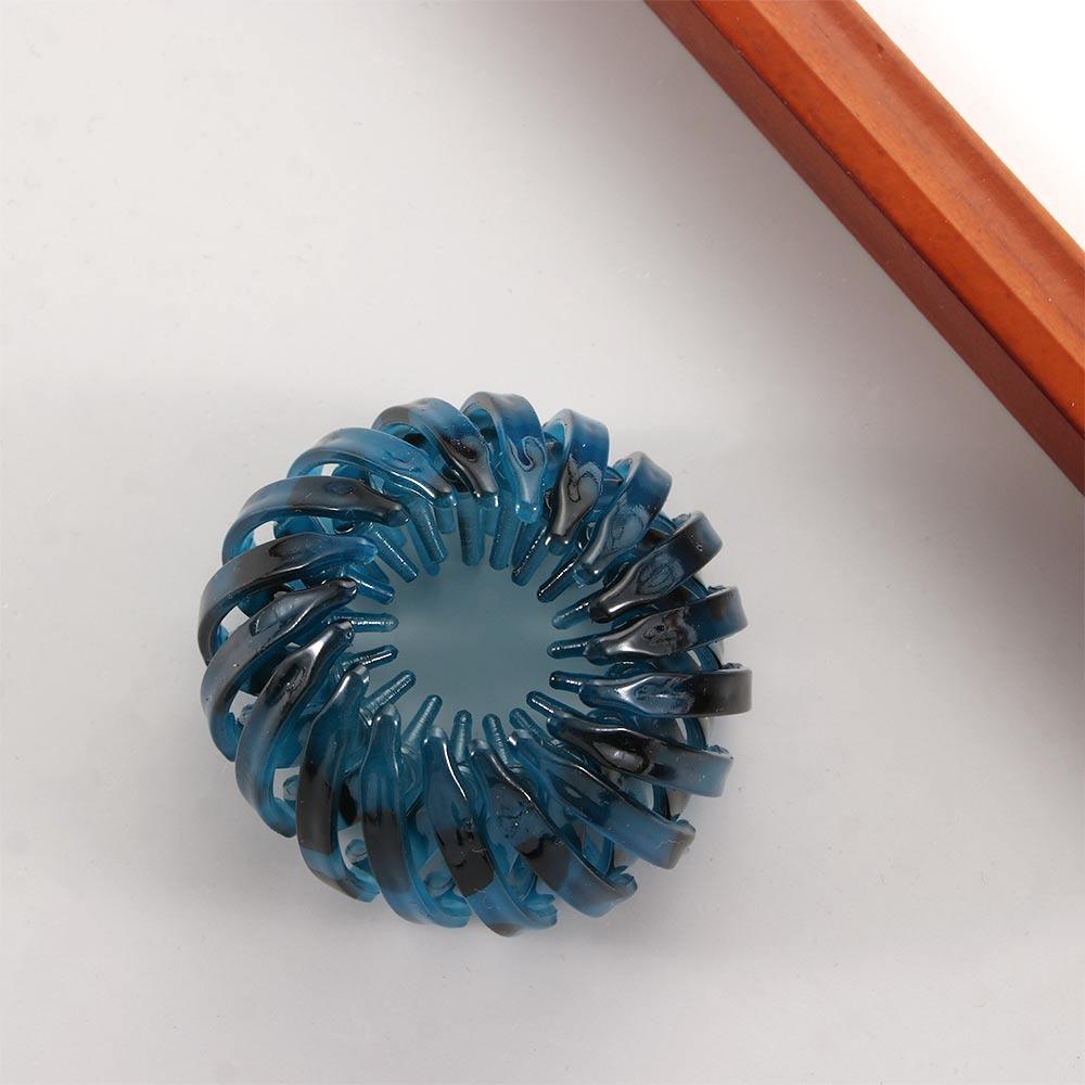 Stretch Vintage Temperament Women Hair Claw Ponytail Buckle Hair Ring Bird's Nest Bun Maker