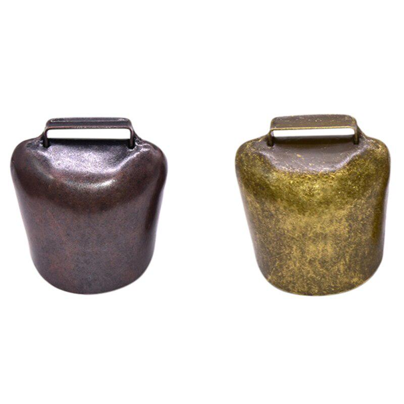 Корова Лошадь Овца Пасущаяся Медные колокольчики Крупный рогатый скот Ферма Домашнее животное Медное Громкое Хрустящее Кольцо