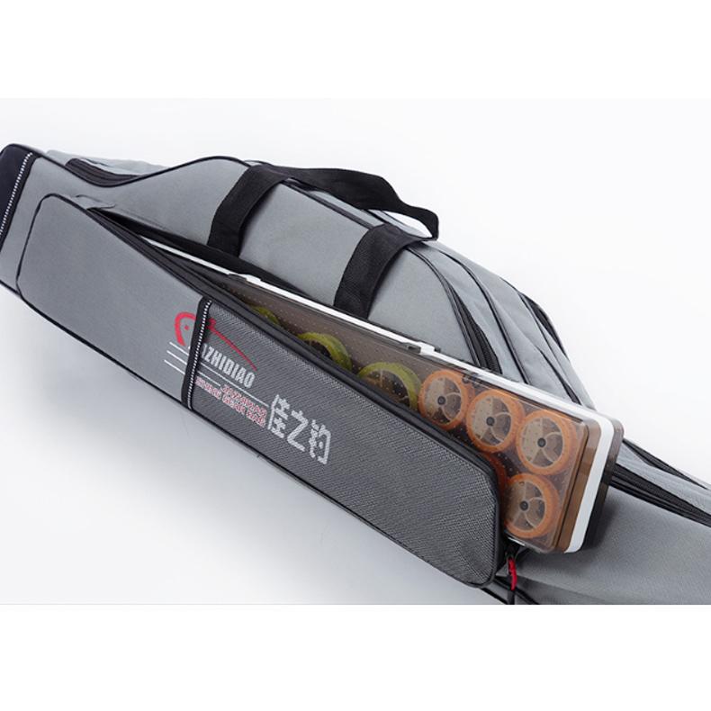 Портативная сумка для рыбалки со стальной проволокой, многоцелевая утолщенная водонепроницаемая прочная сумка для удочки, сумка для рыболовных снастей X277G