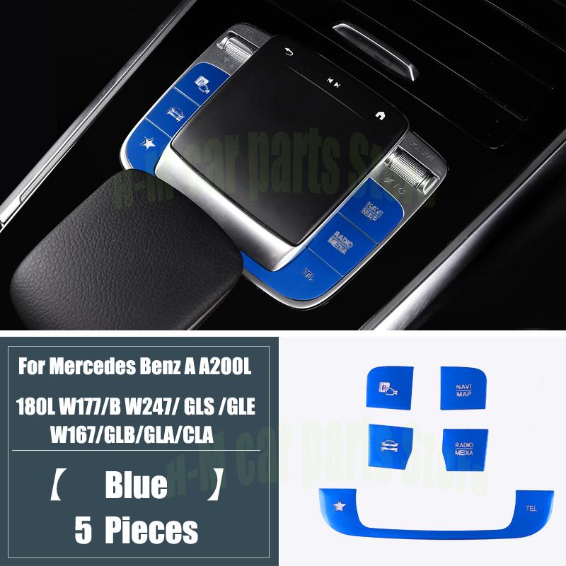 Стайлинг автомобиля для Mercedes Benz A Class W177 GLE W167 GLB, интерьер, автоматический запуск, остановка двигателя, кнопки переключателя, наклейки на крышку