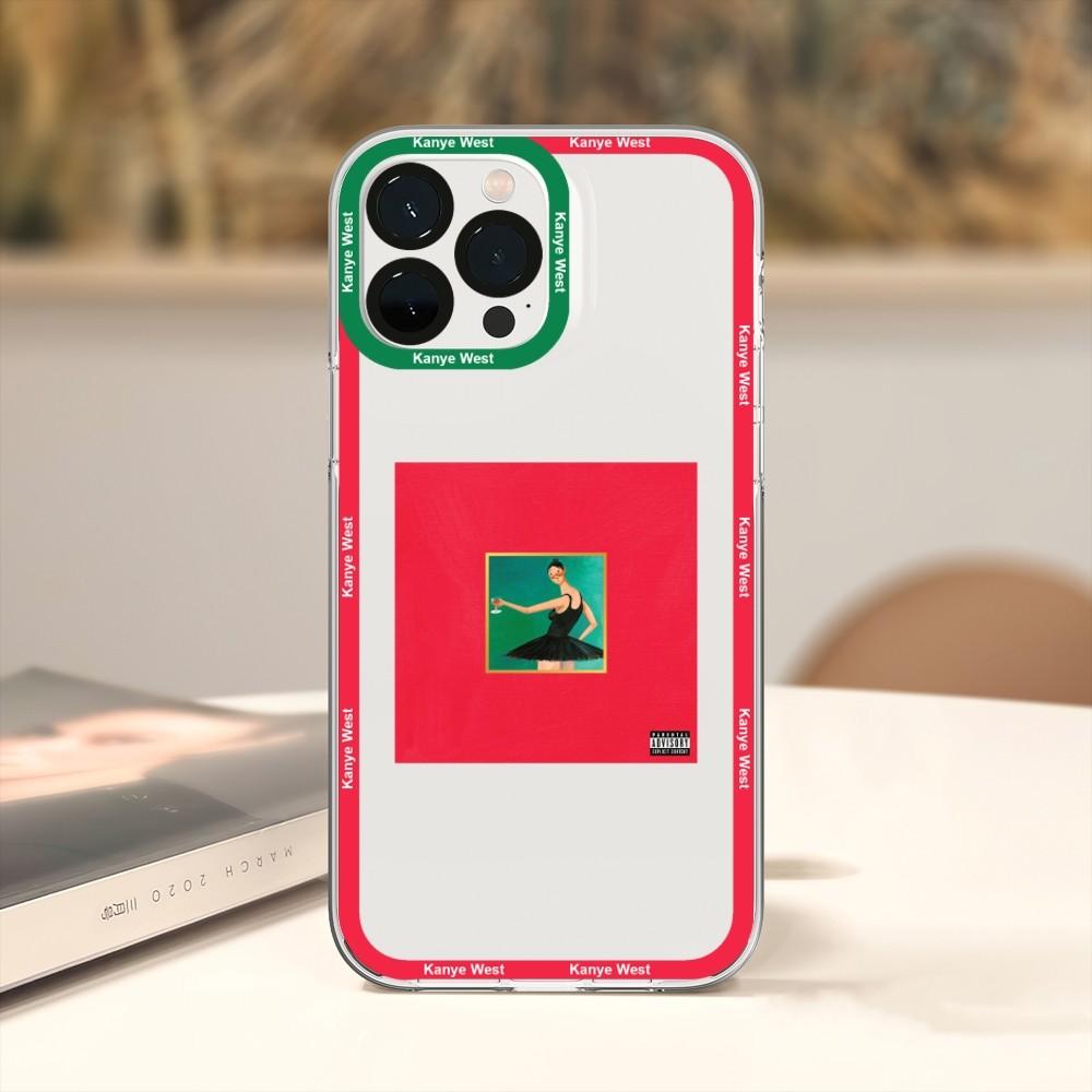 Чехол для телефона Kanye West Ye для iPhone 11 12 Mini 13 14 15 16 Pro Max Прозрачный корпус