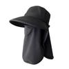 Anti-UV Face Neck Cover Hat 50+ UPF Outdoor Sunhat Casual Face Mask Hat for Male/Female