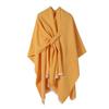 Cashmere Imitation Cloak Shawl Solid Color Windproof Soft Warm Ladies Shawl Jacket Women Autumn Winter Scarf Shawl