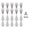 For Toyota Lexus 100 Pcs Panel Bumper Fender Push Rivets Fastener Clips Plastic