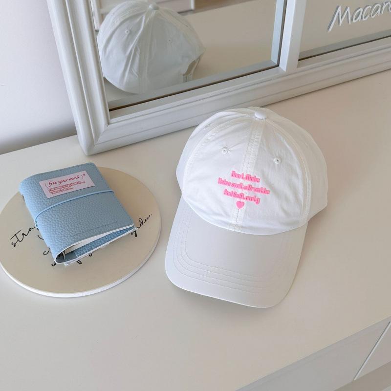 English Love Spring And Summer Hat Baseball Cap Outdoor Sports Quick Drying Breathable Men'S And Women'S Fashion Cap
