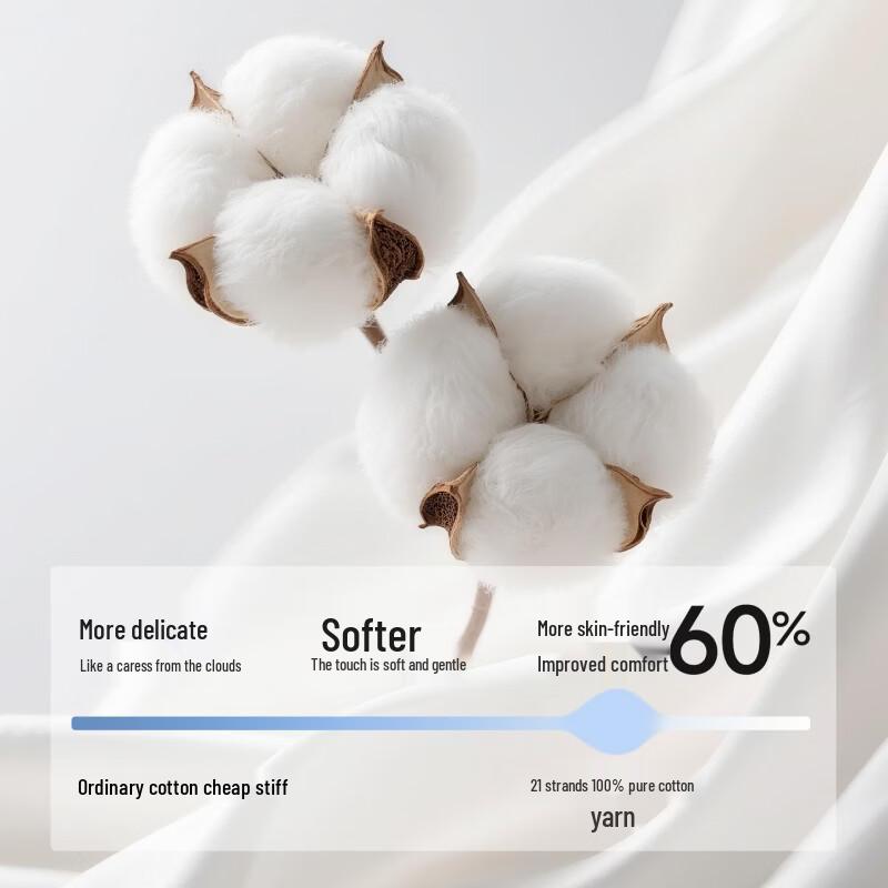 MINISO Мужская футболка с длинным рукавом и круглым вырезом из чистого хлопка