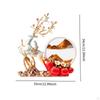 Deer Sculpture Quicksand Decor Ornaments Artistic Home Decoration Creative Moving Sand Art Liquid