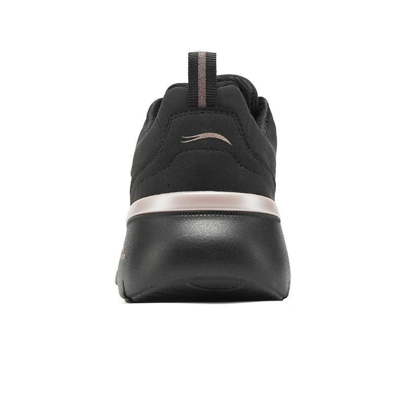 Skechers Спортивные женские удобные повседневные кроссовки с низкой посадкой Черный Золотой 150373-BKRG
