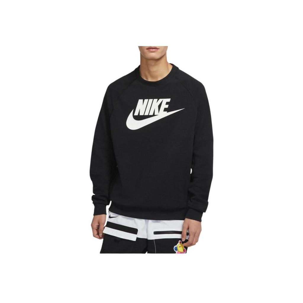 Nike Casual Sport Knit Crewneck Sweatshirt Men Tops Black DJ0349-010
