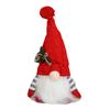 Lighted Christmas Gnome Small Light Up Plush Santa Elf with Knitted Hat Stuffed Swedish Tomte Toy for Winter Tabletop Fireplace Decor