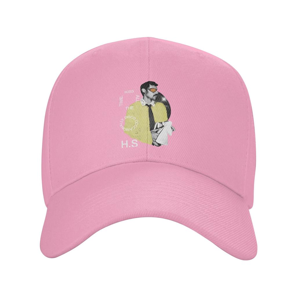 Harry Style Kiss All The Time Disco Occasionally Disco Ball Tour Sun Baseball Cap Summer Trucker Hat Unisex Hunting Baseball Caps