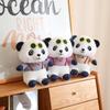 Panda Plush Adorable Toy With Bow Tie Sunglasses  Stuffed Animal  Gift Perfect