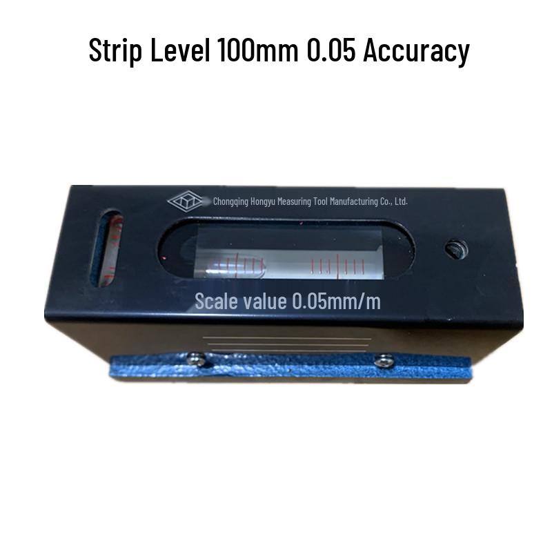 Shanghai Huliang High-Precision Mechanical Bubble Leveling Ruler for Industrial Machine Tools