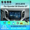 Автомагнитола Android 14 Мультимедийный плеер для Hyundai I30 Elantra 2012 2013 2014 2015 2016 Carplay Auto GPS Навигация Стерео