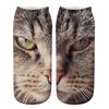 Yousheng Realistic Cat Face Socks 3D Cat Print Socks Breathable Cute Kitten Socks Funny Xmas Birthday Gifts for Women Men Cat Lovers